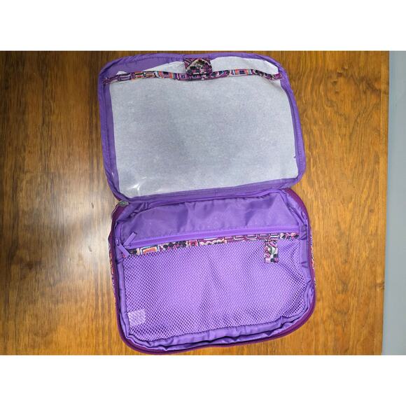 NWT Vera Bradley Lighten Up Purple Back Seat Organizer Small Laptop Bag Preppy - Picture 3 of 4